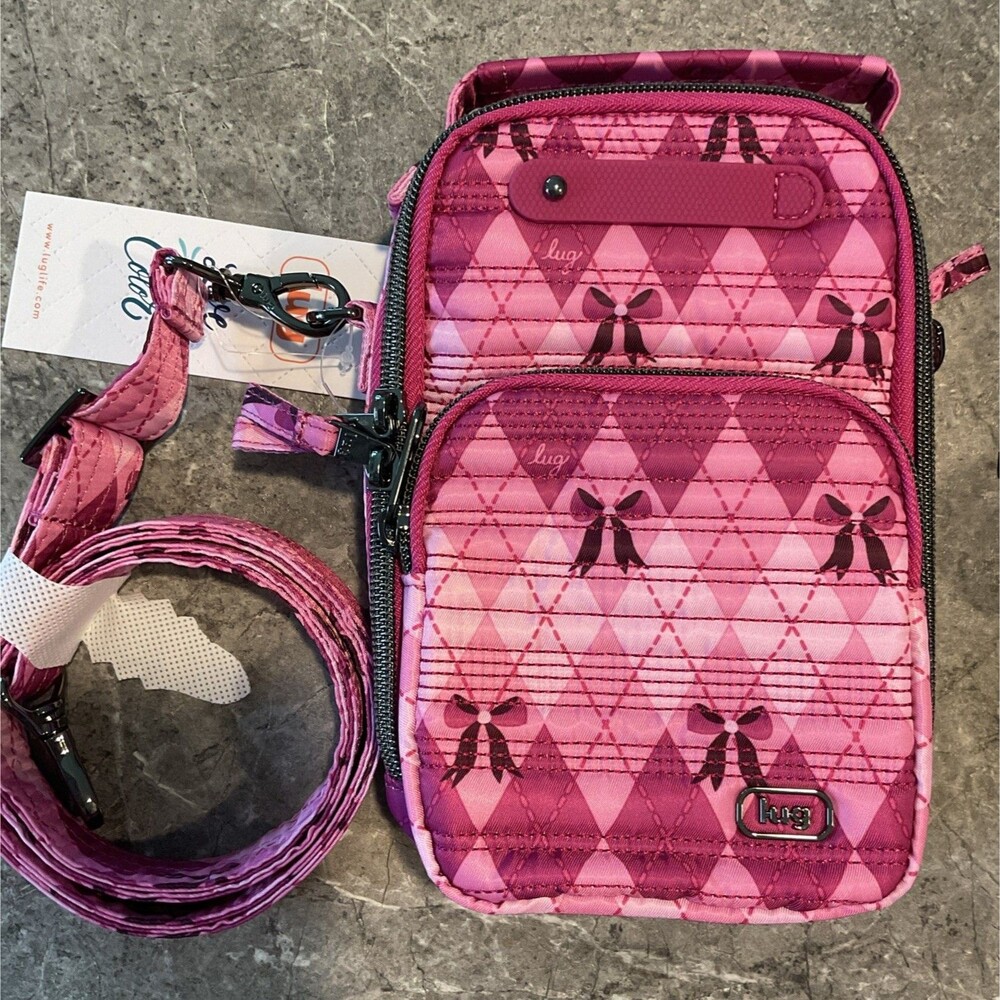 NWT Lug Skeeter Mini Bridge Convertible Crossbody Bag Petite Bowgyle Purple